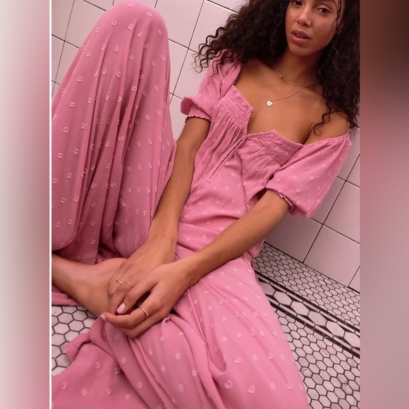 Free People Pants - Free People intimately last chance jumpsuit in pink frosting